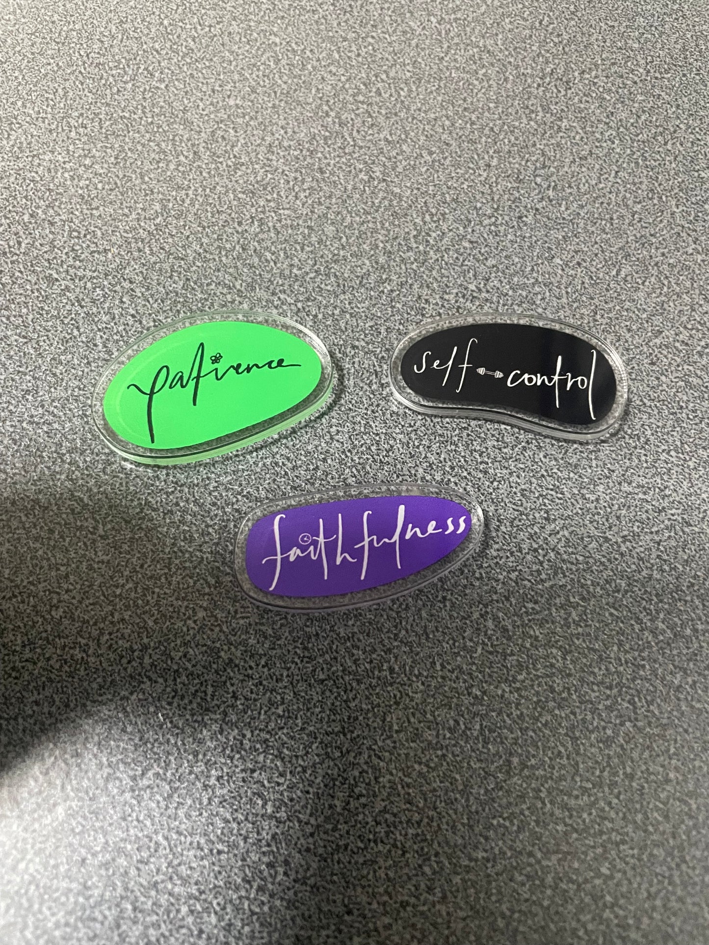 (Set of 3) Reminders Acrylic Magnets