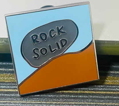 Psalm 18 (Rock) Enamel Pin