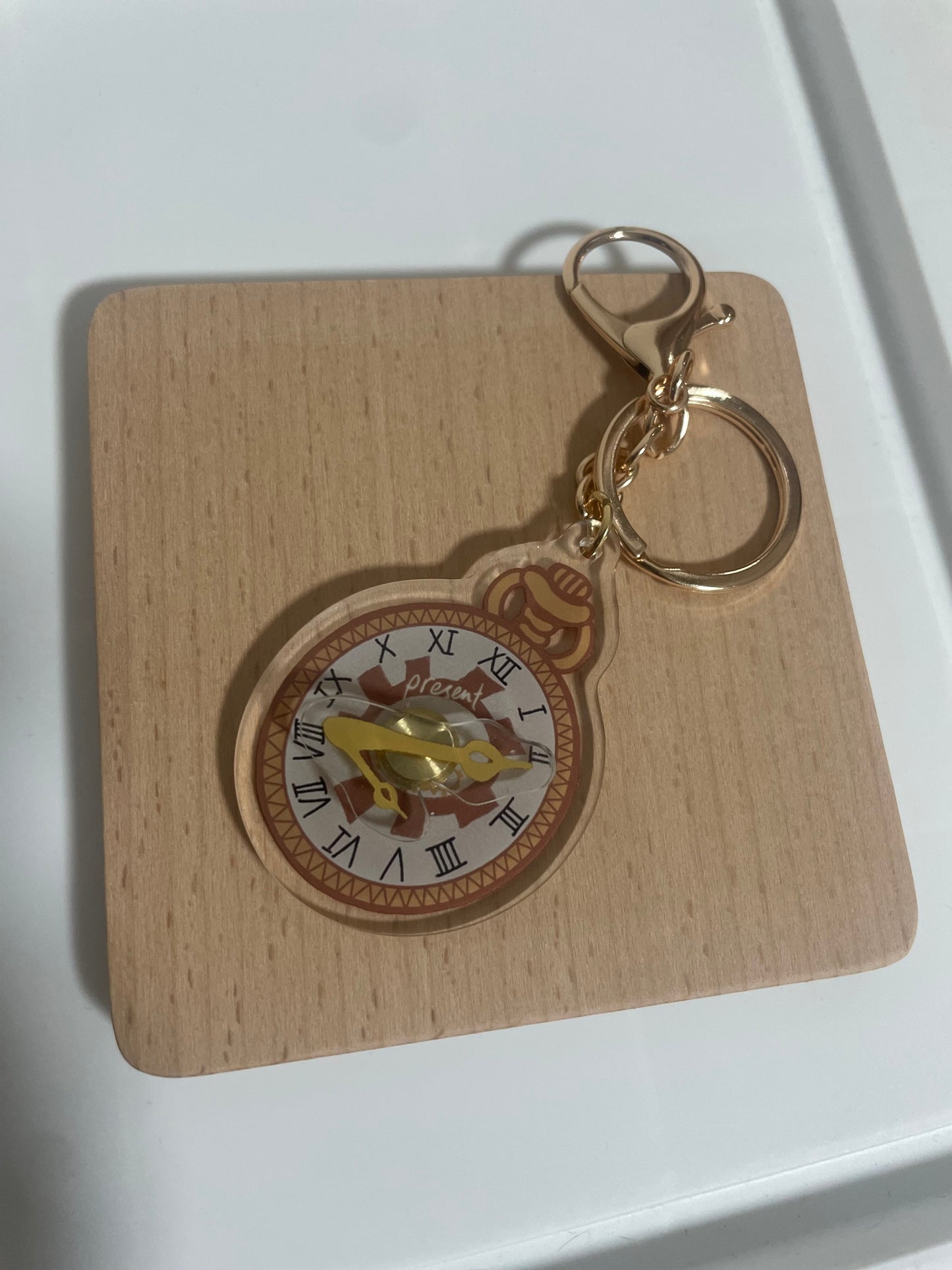 Time Spinning Keychain