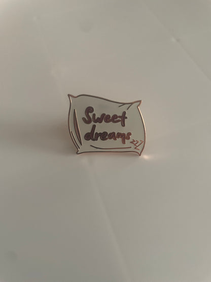 Sweet Dreams Enamel Pin (Psalm 4)