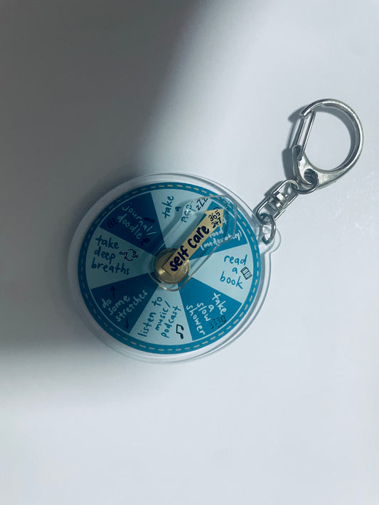 Self-care Spinning Keychain