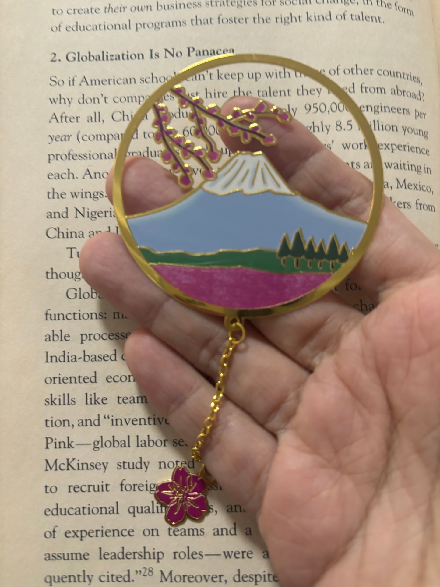 Seasons Sakura bookmark (Spring)