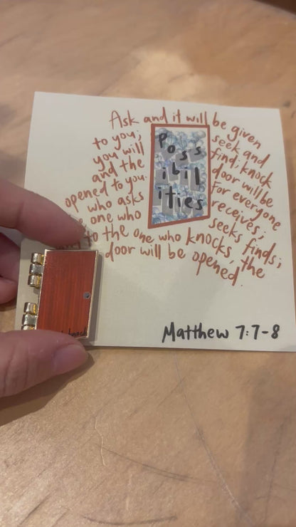 Matthew 7 (Door) Enamel Pin