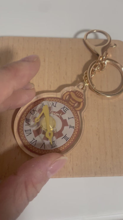 Time Spinning Keychain